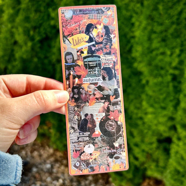 Gilmore Girls Fall Collage Bookmark: No tassel