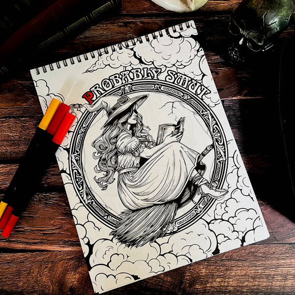 Waiting for the Night Coloring Book