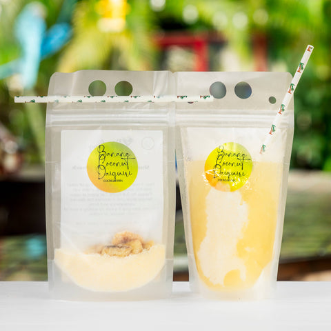 Slush Cocktail Pouches: Banana Coconut Daiquiri