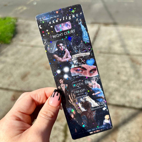 The Night Court Collage Bookmark: No tassel