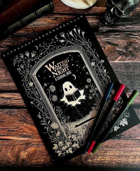 Waiting for the Night Coloring Book