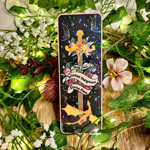 Fairytales Come True Fully Laminated Cardstock Bookmark: No tassel