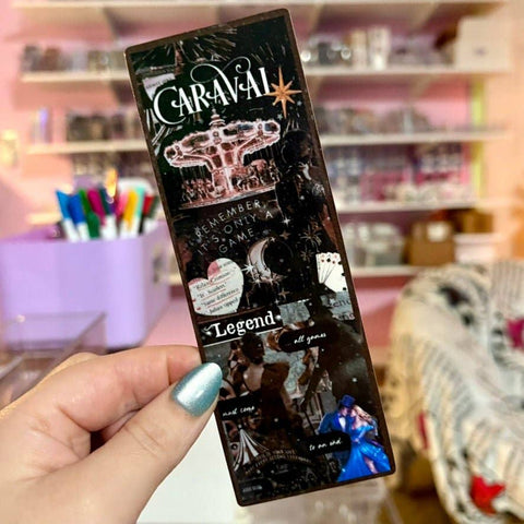 Caraval Inspired Collage Bookmark: No Tassel