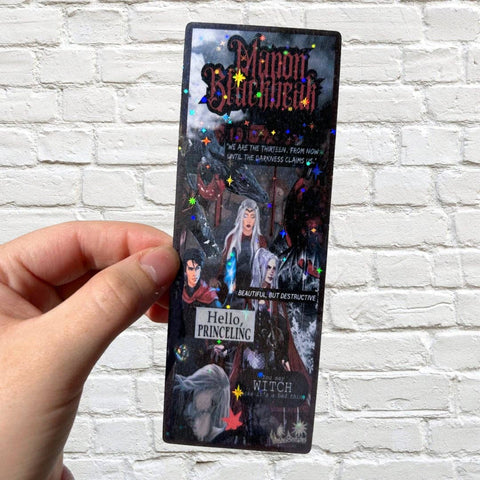 Throne of Glass Manon Blackbeak Collage Bookmark: No Tassel