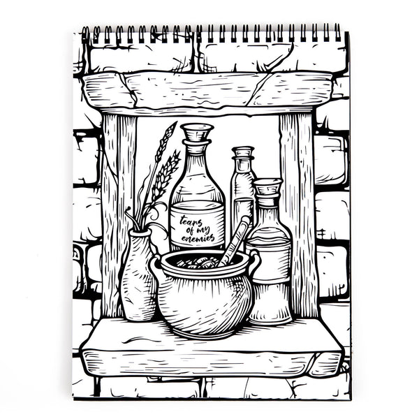 Waiting for the Night Coloring Book