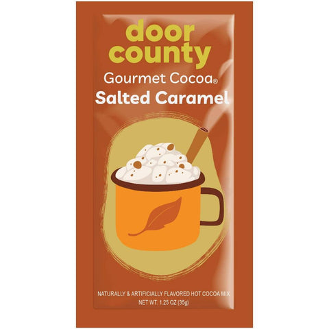 Door County Salted Caramel Gourmet Hot Cocoa  One Mug Packet