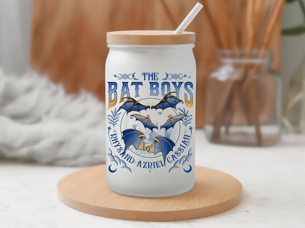 The Bat Boys - ACOTAR 16oz Frosted Glass Can