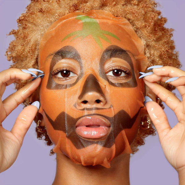 Korean Halloween Sheet Masks Pumpkin, Ghost, Bat - 9 Pk