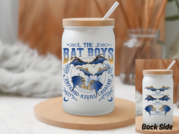The Bat Boys - ACOTAR 16oz Frosted Glass Can