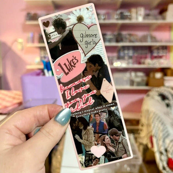 Valentines Day Gilmore Girls Inspired Collage Bookmark: No Tassel