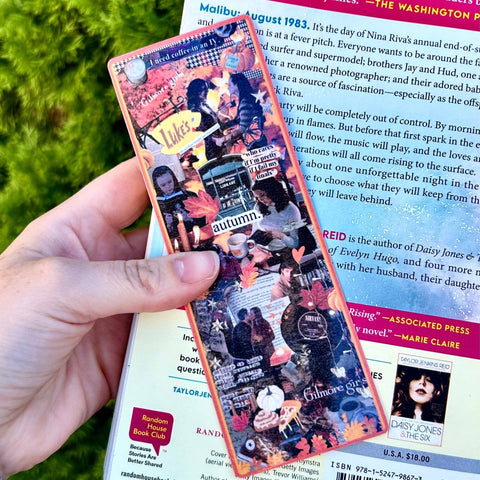 Gilmore Girls Fall Collage Bookmark: No tassel
