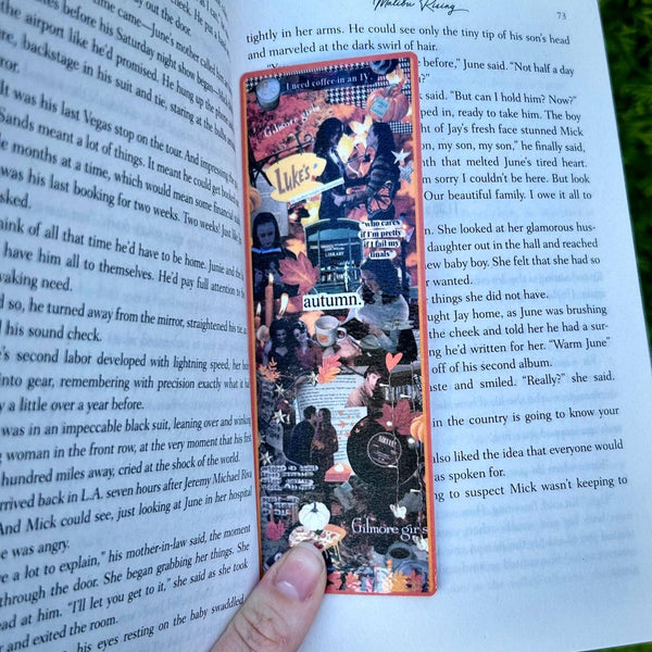 Gilmore Girls Fall Collage Bookmark: No tassel