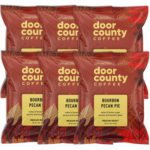 Bourbon Pecan Pie FALL Flavored Coffee, 1.5oz, 6 pack